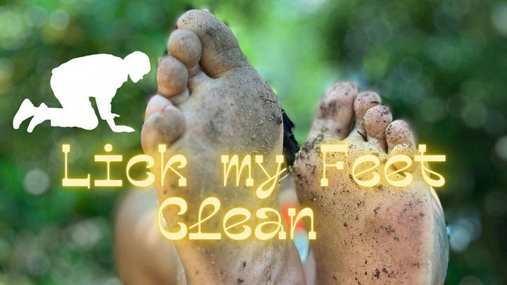 Lick my Feet Clean