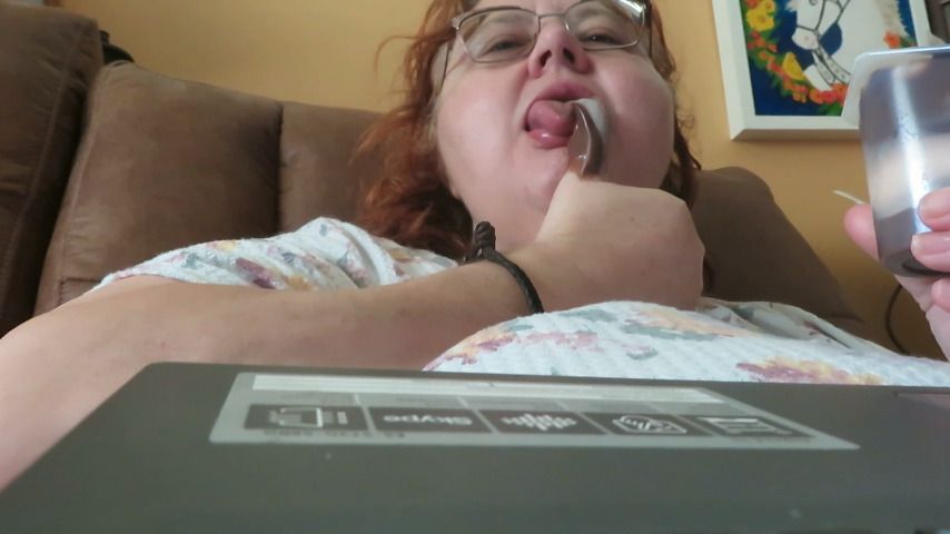 Big fat mistress eats pudding sexy