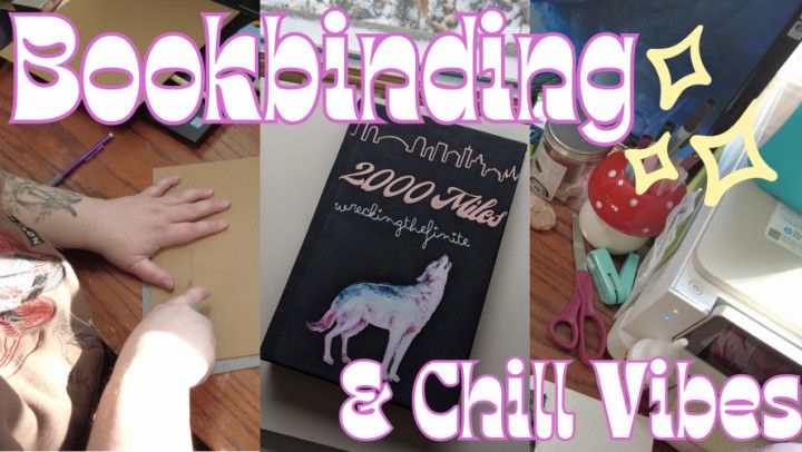 Craft With Me: My BookBinding Process - Softspoken ASMR