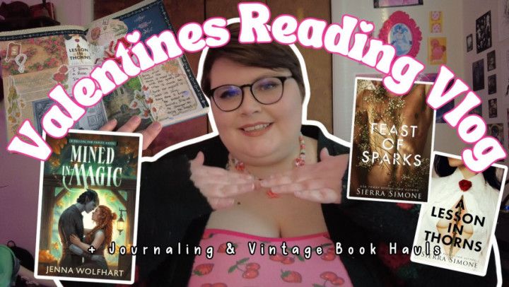 Reading Steamy Romances for Valentines Day! - Reading Vlog