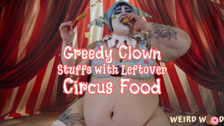Greedy Clown Stuffs With Leftover Circus Food