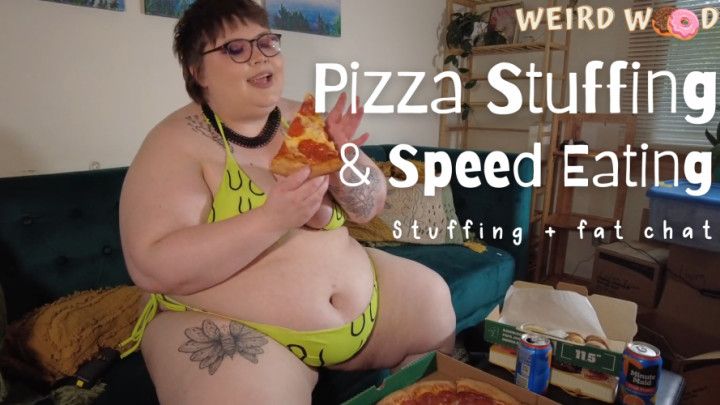 Pizza Stuffing & Speed Eating Practice
