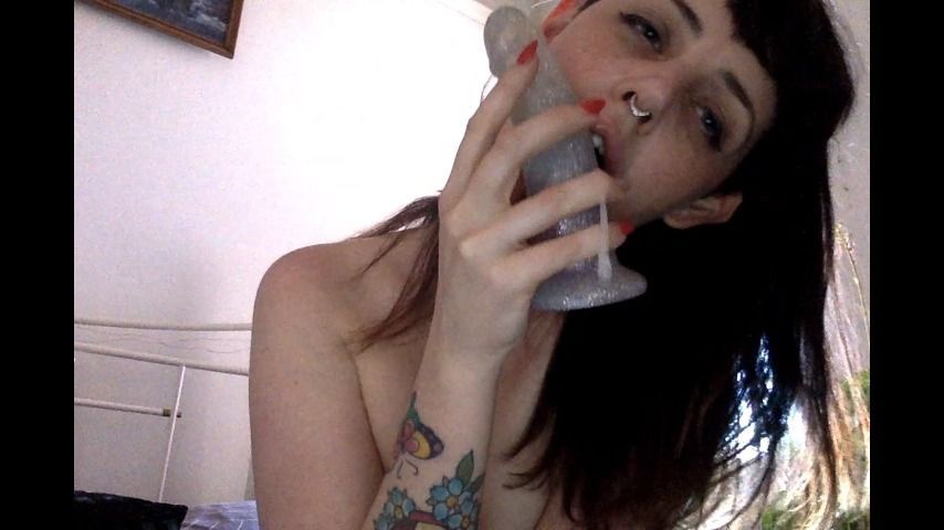 Fucking my hairy pussy with my fave toy