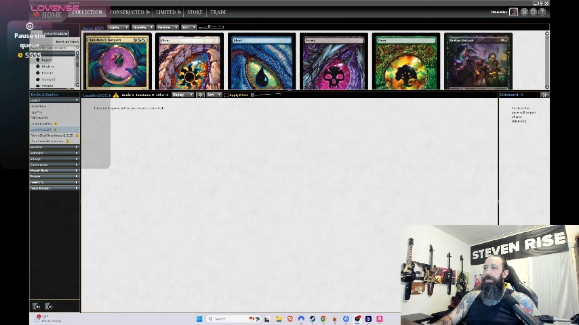 Deckbuilding on MTGO, post ban Smallpox