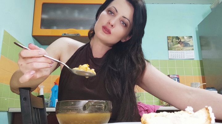 Disgust Cook Pea Soup Slave Food Femdom