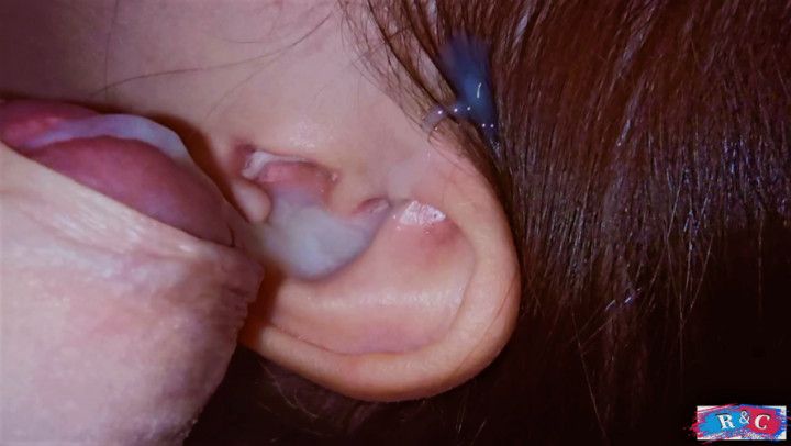 Cumshot in ear