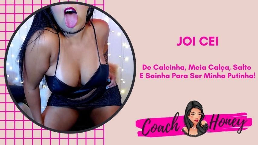 In a skirt, panties, pantyhose and heels