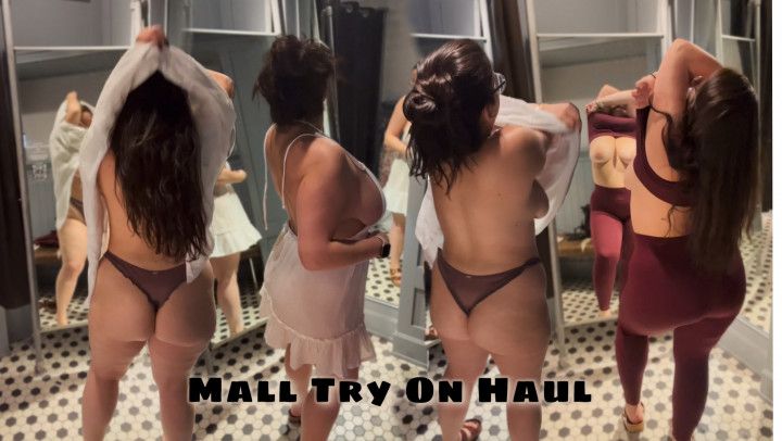 Try on Haul with busty Latina Dani Valentina