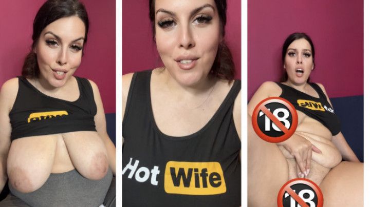 Step-Mommy fuck boy behind step-Daddy's back while watching TV