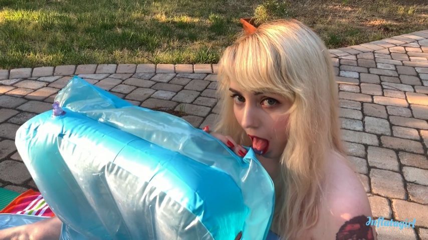 Blowing up Poolboy's Mattress &amp; Ball