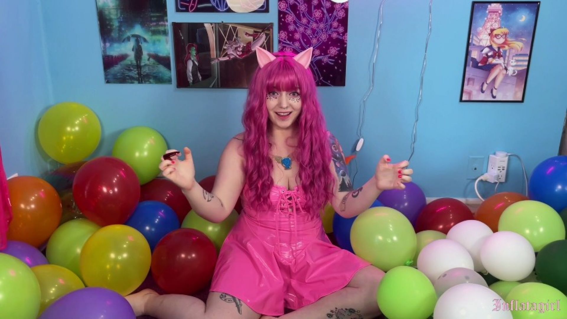 Pinkie Pie Mass Pops Rainbow Balloons