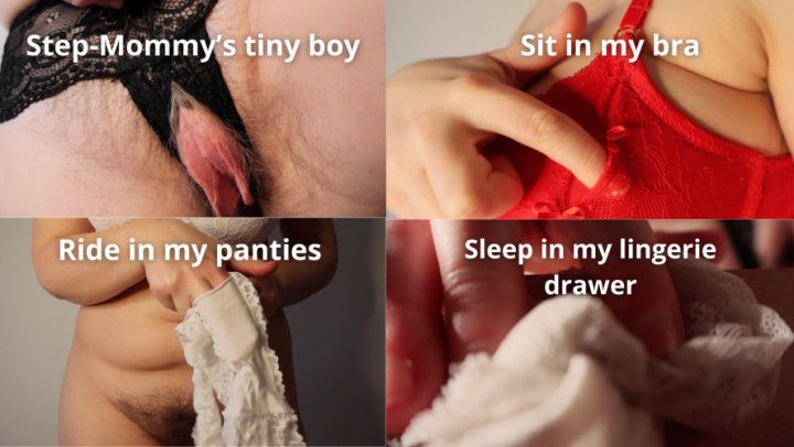 Step-Mommy's tiny boy helping her out