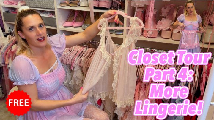 Closet Tour Part 4: More Lingerie