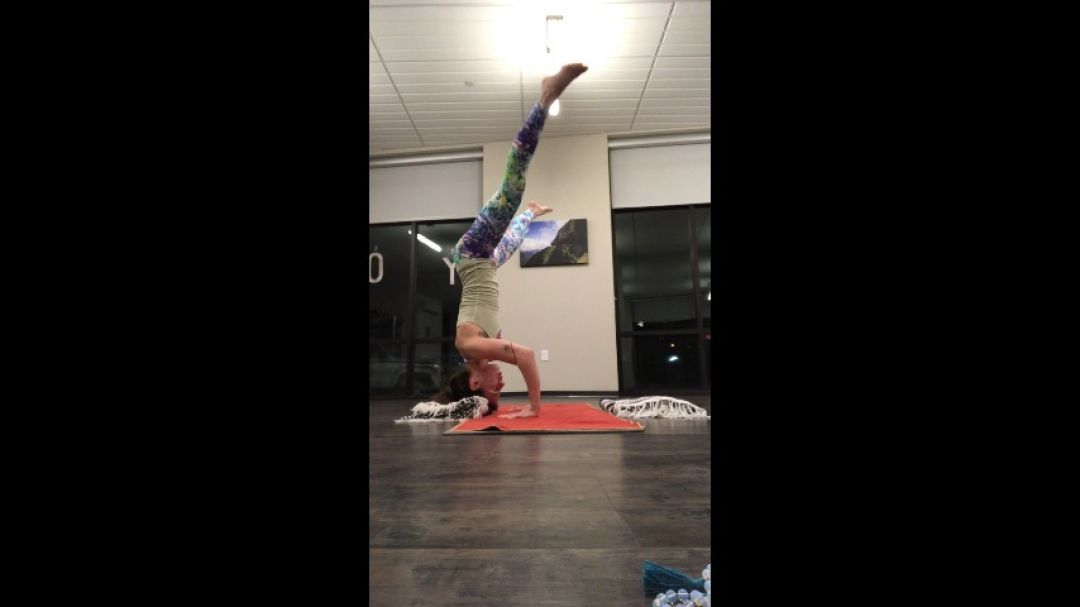 Solo Yoga At the Studio