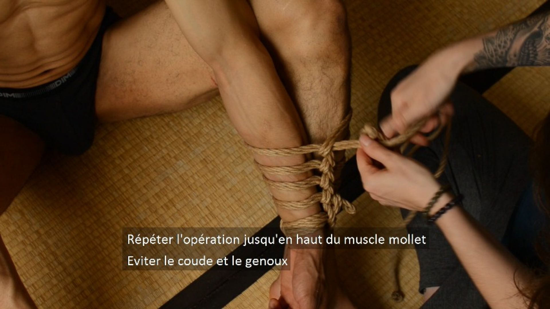 Shibari tutorial : leg spreader