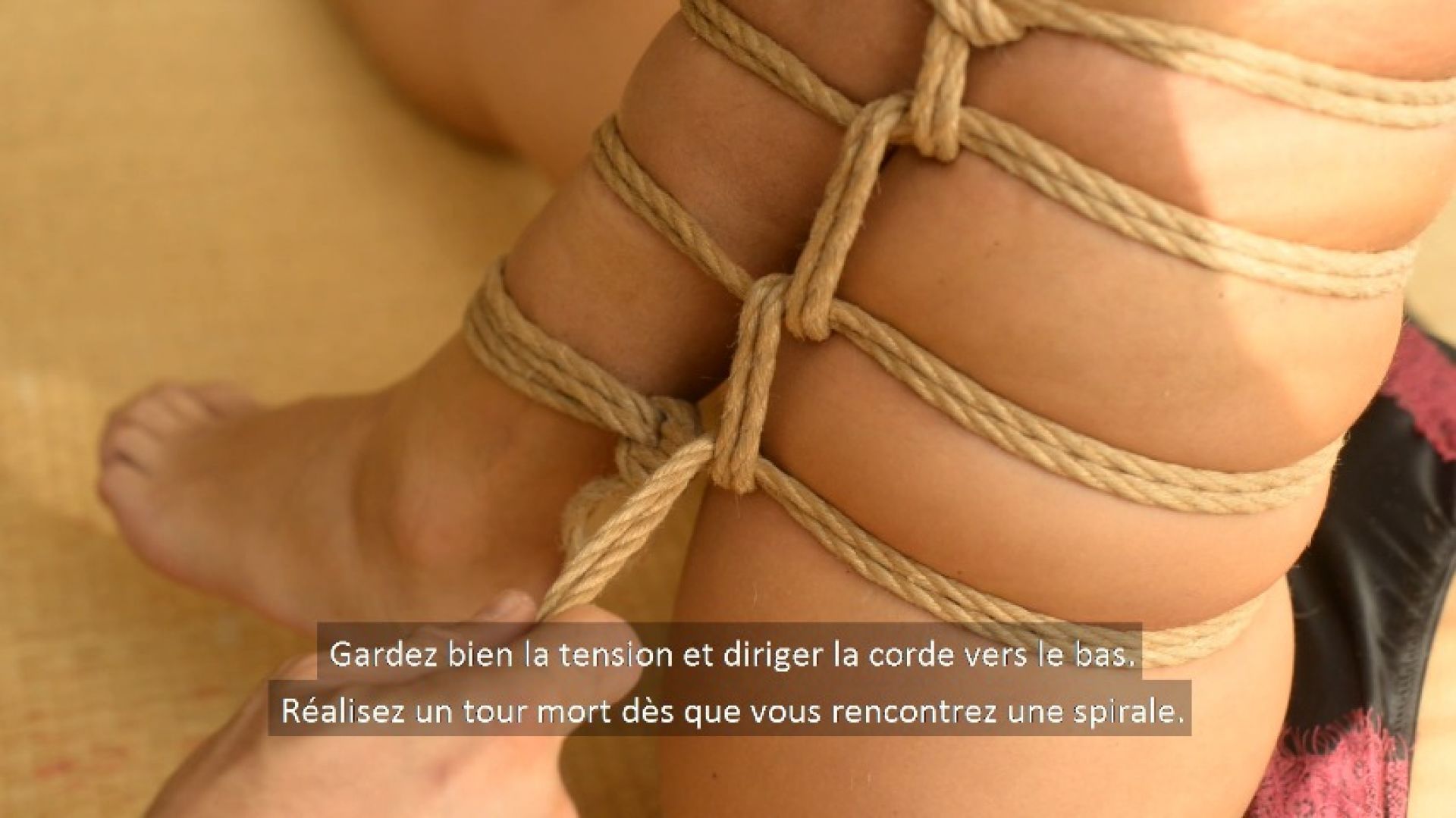 Shibari tutorial : Futomomo