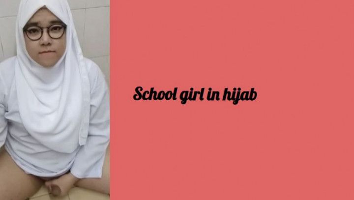 School girl in hijab