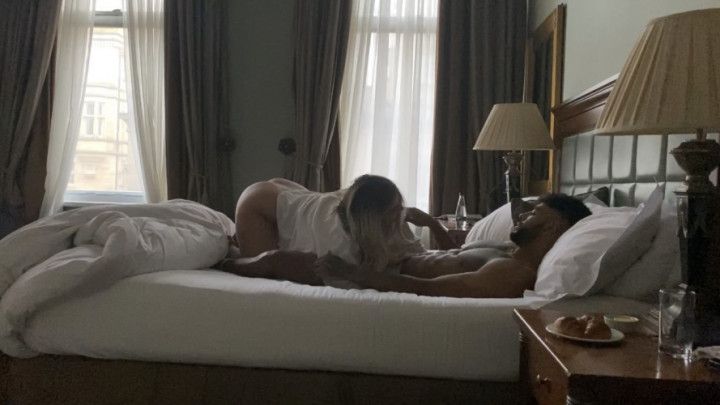 Tiny Blonde Gets Passionate CREAMPIE in old British Manor