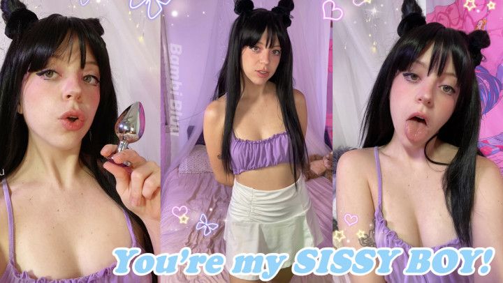 SISSY BOY 2 TRaIN! POV BUTT PLUG solo