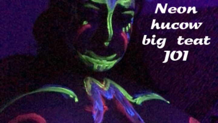 Neon HUCOW Big Tit JOI Dance