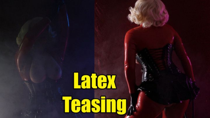 Latex Teasing in the Smoke