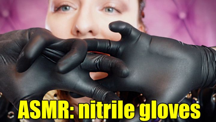 ASMR nitrile gloves