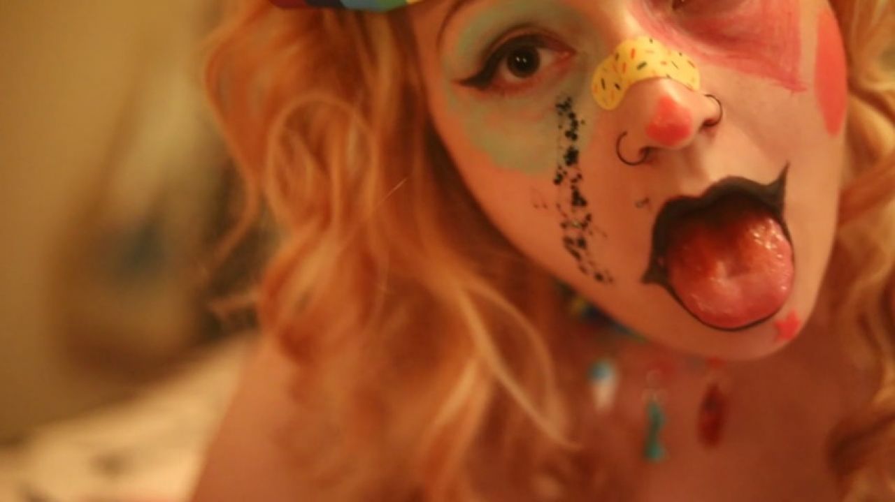 Clown Girl Cums Hard