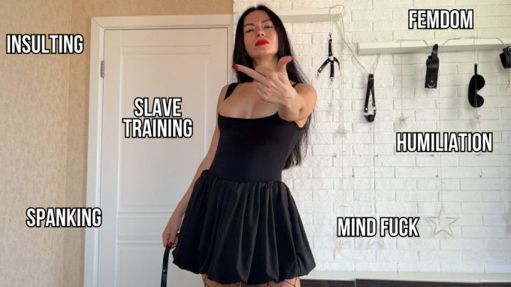 Slave Training: Humiliation &amp; Insulting 4K