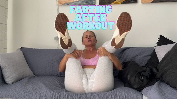 Your step-mom's delicious fart after training