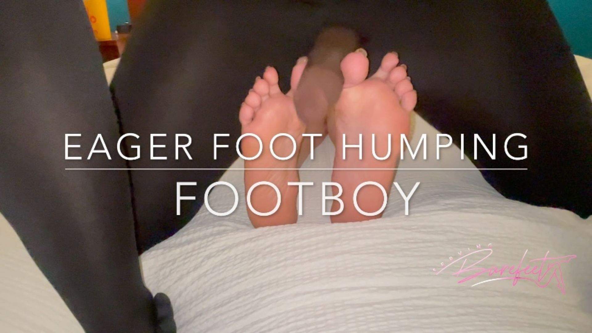 Eager foot humping boy
