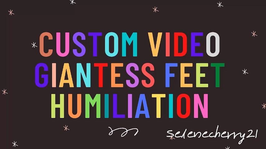 Custom Giantess feet humiliation