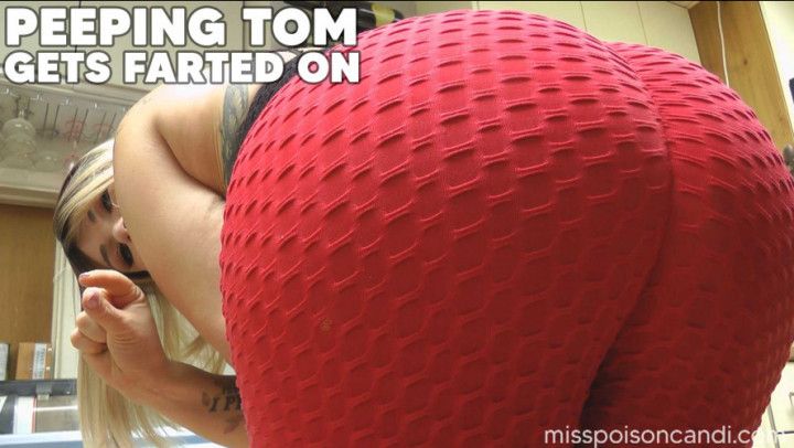 Peeping Tom gets Farted on