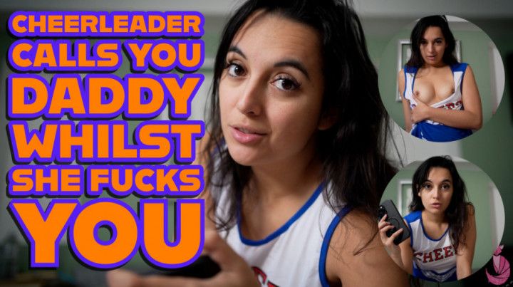 Cheerleader Calls You step-Daddy Whilst She Fucks You