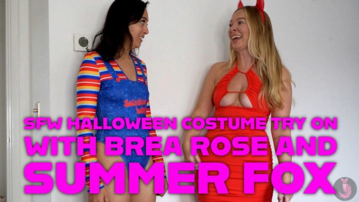 SFW Halloween Costume Try On With Brea Rose and Summer Fox