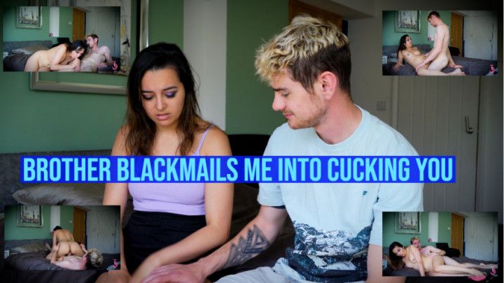 step-Brother Blackmails Me Into Cucking You