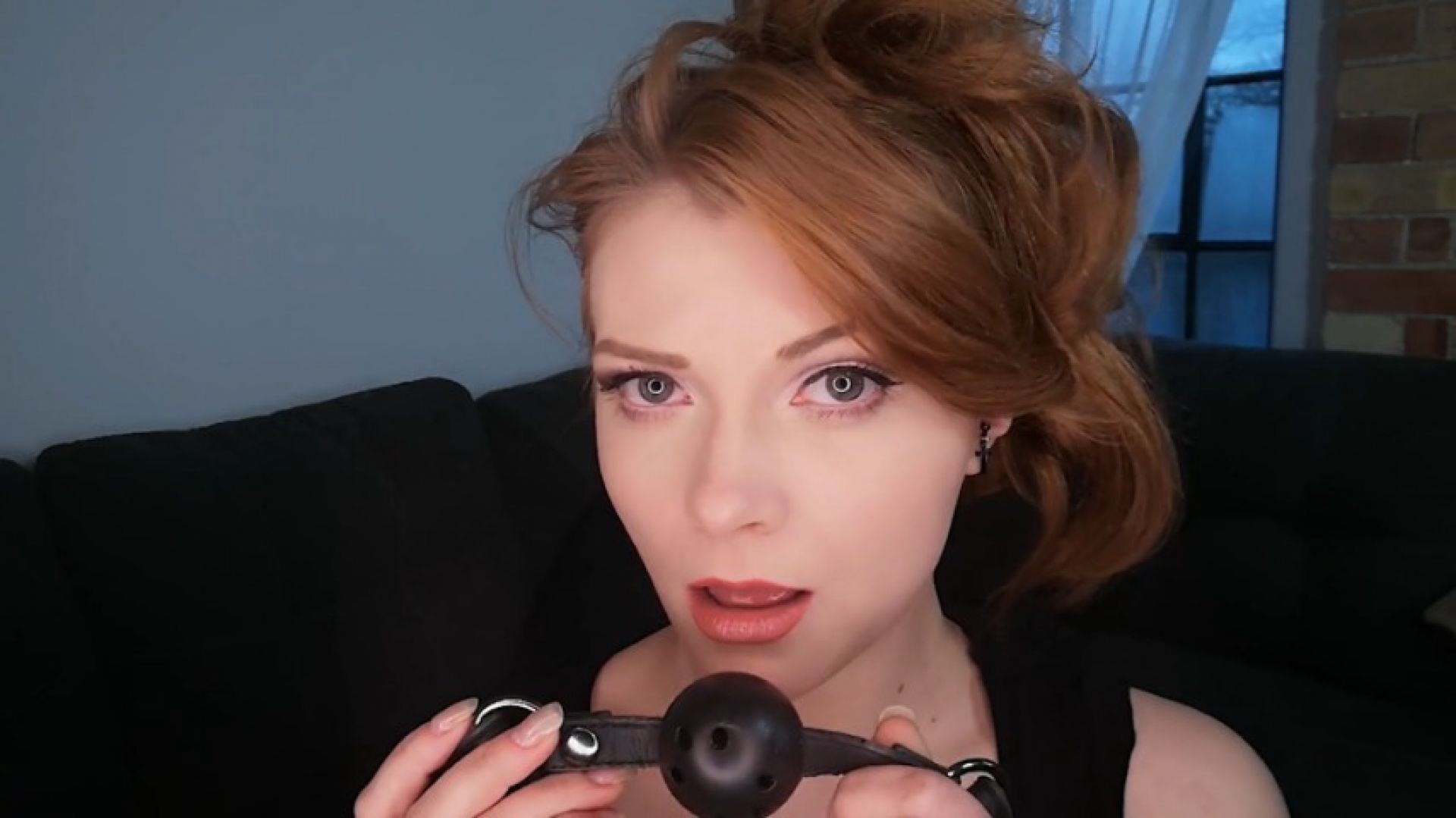 Naughty Neighbor's Kinky Reveal: Doorstep to Hogcuffed Mess