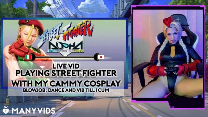 Cammy cosplay live stream 2