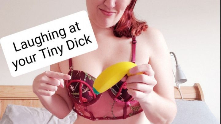 Laughing at your tiny useless dick - SPH POV