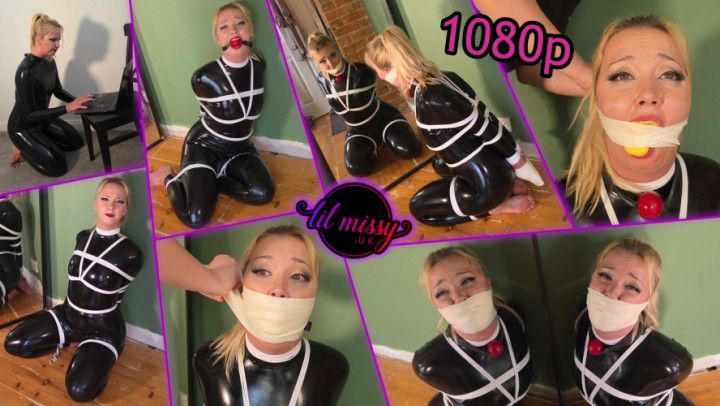 Latex Spy Gets Caught Tied And Gagged 1080p