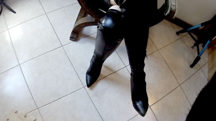 Begging for boot licking POV