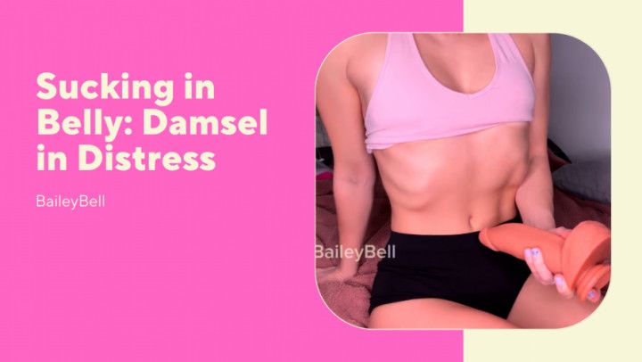 Sucking in Belly: Damsel in Distress