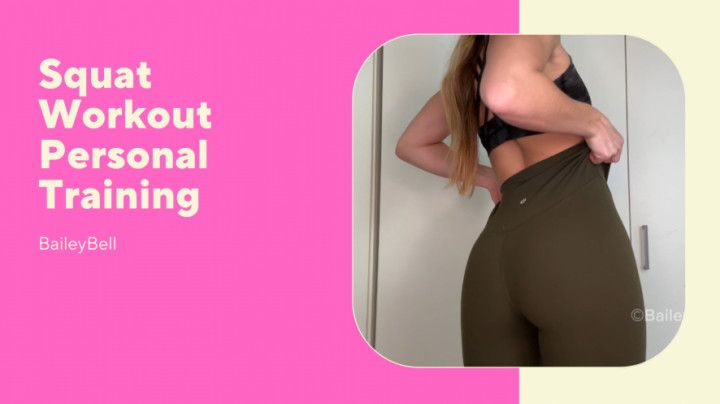 Squat Workout Personal Training