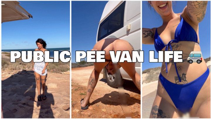 Backpacker Peeing in PUBLIC