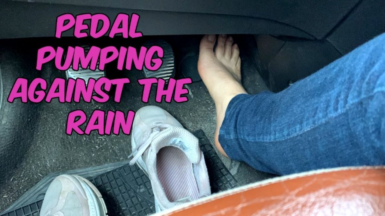 pedal pumping against the rain