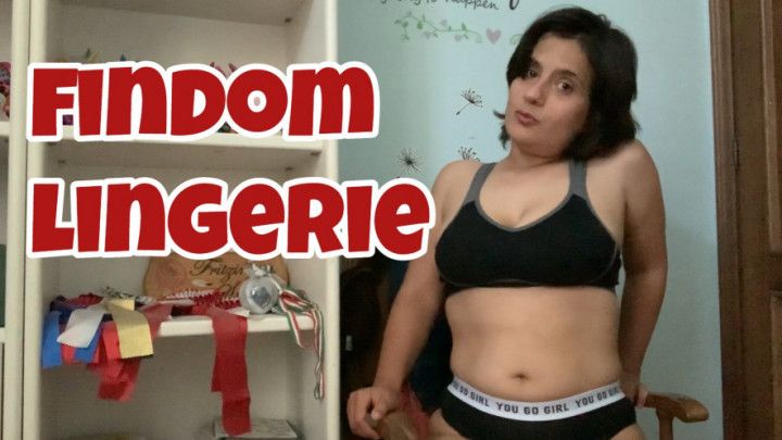 Findom lingerie