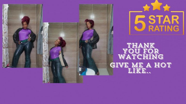 New outfit is soaked in the shower