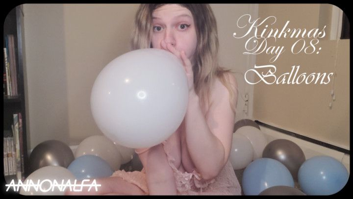 Balloon Blowing and Popping