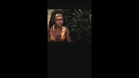 the walking dead, she not playing