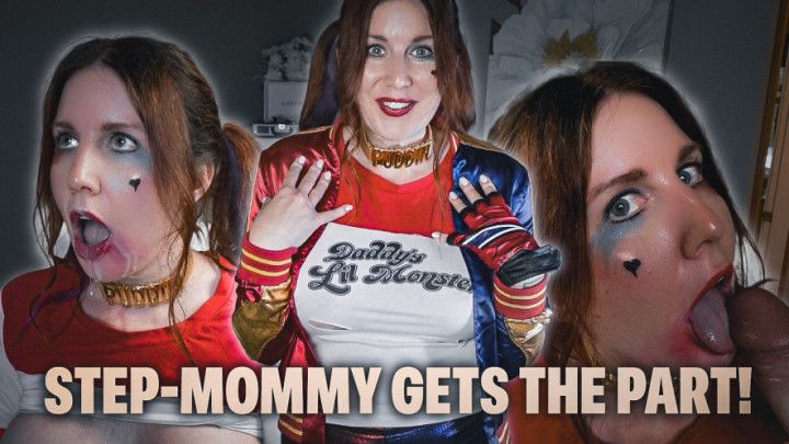 Step-Mommy gets the Part! Harley Quinn Cosplay