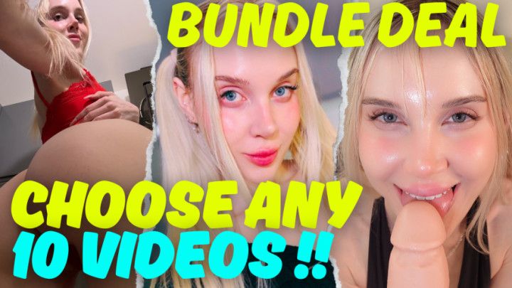 10 VIDS OF YOUR CHOICE BUNDLE